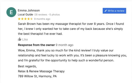 Reviews On Your Google Profile