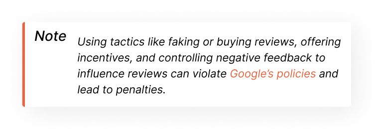 reviews on Google