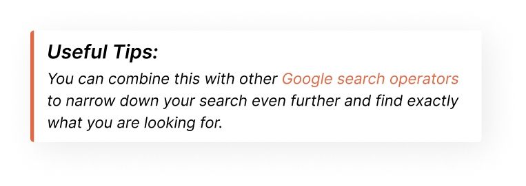 Search Within Specific Websites