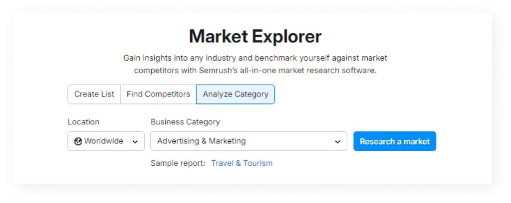 Market Explorer