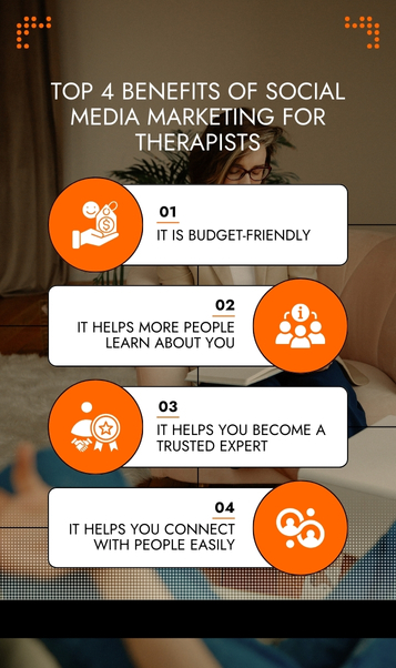 Top 4 Benefits of Social Media Marketing for Therapists